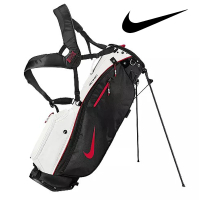 【NIKE GOLF】Nike Golf Sport Lite 超輕量高爾夫腳架袋 銀灰/黑紅(NIKE GOLF)