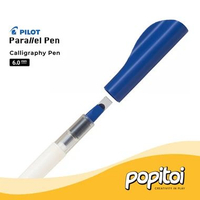 Pilot Parallel Calligraphy Pen 1.5 2.4 3.0 3.8 4.5 6.0 mm Pena Tulis Kaligrafi Ujung Pipih 6.0mm