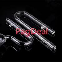1 Set Aquarium 12/16mm 16/22 Glass Lily Pipe Inflow Outflow Tube with Sucker Mini Fish Tank Water Plant Skimmer Filter Tubing