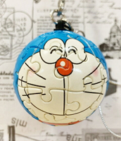 【震撼精品百貨】Doraemon 哆啦A夢 Doraemon 小叮噹拼圖鑰匙圈/吊飾-藍#01674 震撼日式精品百貨