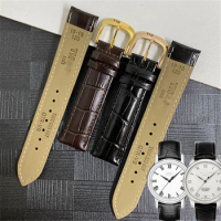 for Tissot 1853 strap genuine leather men's top layer cowhide T41 Lelock T006 PRC200 Junya T063 series bracelet bracelet 19 20mm