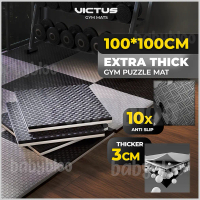 On Sale[FREE BORDERS] 100CM*100CM Extra Thick Puzzle Mat Gym Mat Playmat Gym Mat Puzzle Playmat Craw