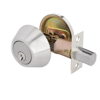 門鎖 D102 雙面鎖匙輔助鎖 輔助鎖 補助鎖 防盜鎖 60 mm 扁平鑰匙