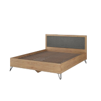 KitchenZ 6.4FT Chester Series Queen Bed Frame Metal Leg Katil Besi Queen Double Bed Frame-HMZ-FN-BF-