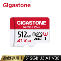 Gigastone Gaming Plus microSDXC 512G 遊戲專用記憶卡(A1、V10、U1、支援Nintendo Switch)