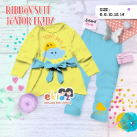 SALE 10% - Setelan Anak Perempuan EKidz Ribbon Suit Junior Girl - Sunny Days