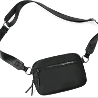 Tas Selempang Kecil untuk Wanita Nilon dengan Tali yang Dapat Disesuaikan, Tas Selempang Mini, Tas B