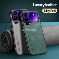 Sarung Telefon, Untuk Xiaomi 17 Pro Max 5G 2025, dengan Pemegang Kereta Magnetik, Sarung Kulit Mewah