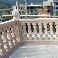 陽臺欄桿模具歐式別墅庭院圍墻現澆水泥方形葫蘆護欄羅馬柱子模型