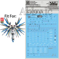 for RG 1/144 ZGMF-X20A Strike Freedom D.L Model Master Water Slide pre-cut Caution Warning Details Add-on Decal Sticker RG19 DL