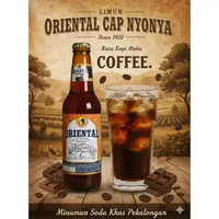 LIMUN ORIENTAL Coffee (Kopi Moka) 300ml - Minuman Soda Pekalongan - Minuman Jadul