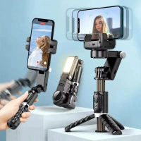 Q18 Desktop Following the shooting Mode 360° Gimbal Phone Stabilizer Selfie Stick Tripod  Phone hold