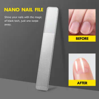 Best Glass Nail File and Buffer for Natural Healthy Fingernails, Nail Care Alternative To Nail Polish