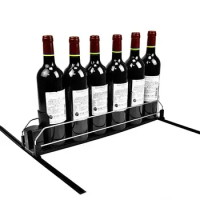 Liquor Store Pusher Wine Pusher With Roller Adjustable Market Rack Wine Display Pusher System Bottle Drink
