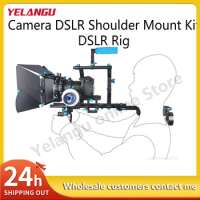 YELANGU D201 Professional Video Camera DSLR Shoulder Mount Kit DSLR Rig With Follow Focus With Matt Box
