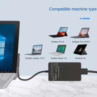 New 65W 15V 4A power supply laptop AC adapter charger for Microsoft Surface Pro3 Pro4 Pro 5 Pro 6 Pro7 Pro X notebook USB 5V 1A
