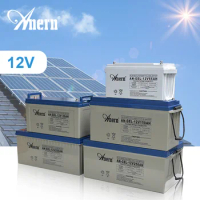 Home solar energy storage 12 volt agm gel lead acid battery