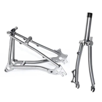 Bicycle Front Fork, Disc Brake, Custom Titanium, Foldable Bike Accessory, 16 ", 20"