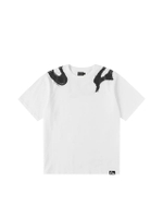 เสื้อยืดผู้ชาย Brushstroke Cross-shoulder Logo