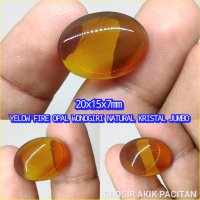 YELOW FIRE OPAL WONOGIRI NATURAL MUMBUL JUMBO KRISTAL