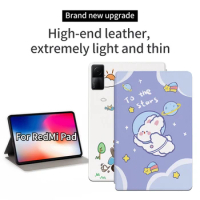Cartoon Dinosaur Tablet Smart Case for Xiaomi Pad 6 Pro 5 Pro 11 inch RedMi Pad 10.6 RedMi Pad SE 11 Stand Flip Cover Casing