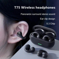 New Original T75 Bone Conduction Wireless Bluetooth 5.3 Headphones Sports Earphones HiFi Sound Quality Waterproof TWS Headset