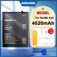 NOHON 4520mAh BM4Y Battery For Xiaomi Poco F3 Redmi K40 K40 Batteries Free Tools