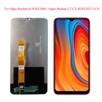 100% Tested For OPPO Realme C3 RMX2027 LCD Display Touch Screen Digitizer Assembly OPPO Realme C3 LCD For Phone 6.5" Realme C3