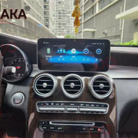 10.25 inch Android 12 4G LTE WIFI Car Radio GPS Navigation Multimedia Player for Mercedes Benz C Class GLC W205 S205 360 Camera