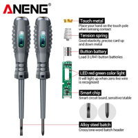 ANENG B05 2Pcs Word/Cross Screwdriver Electric Tester Pen Multi-functional Household Screwdriver with Indicator Electrician Tool