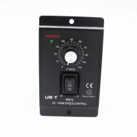 DC Motor Speed Controller, DC 12-60V 10A PWM Brush Motor Speed Controller CW CCW Reversible Switch M