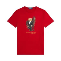 Polo Ralph Lauren Polo Bear Horse Cotton T-Shirt Red L Red