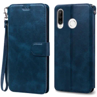 P30Lite Case For Huawei P30 Lite Case Silicone Leather Wallet Flip Case For Huawei P 30 Lite / P30 Pro Phone Cover Coque Fundas
