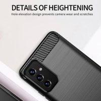 For Samsung Galaxy M52 5G Case Carbon Fiber Shockproof Case For Galaxy M52 5G Cover for Galaxy M22 M32 A03 A13 A33 A53 A72 A03S