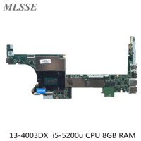 Original For HP X360 G1 13-4003DX Laptop Motherboard 801506-001 801506-501 801506-601 DA0Y0DMBAF0 With i5-5200u CPU 8GB RAM
