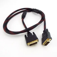High Speed 24+1 Pin HDMI to DVI to DIV Cable Plug 1080P Extend Wire Male-Male Extension DVI-D Line For Projector LCD DVD TV Box
