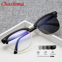 Photochromic Glasses Prescription Frame Men Optical Eyeglasses Women Eyewear Anti Blue Light Glasses
