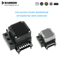 Barrow CPU Water Cooler Custom Block For AMD AM3 / INTEL1700 1200 115X X99 POM Pump Reservoir Integr