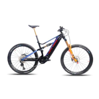 29inch high-end all-terrain electric mountain bike slow down soft tail dual shock emtb 12speed bafang mid motor off-road ebike