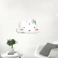 Glass Sticker Acrylic Art Mirror Stickers Innovative Great Animal Cloud Mirror Wall Acrylic Stickers for Bedroom