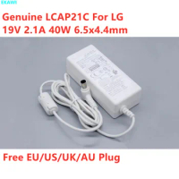 Genuine LCAP21C 19V 2.1A ADS-45SN-19-3 19040G AC Adapter For LG 27UL500 32ML600M 27UL500-W 27-INCH Monitor Power Supply Charger