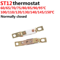 20PCS ST-12 Hair dryer Temperature Switch Thermostat Normally closed 65/70/75/80/85/90/95/100/105/110/115/120/125/130/135/140/14