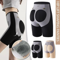 5D Latex Flat Belly Sheathing Panties Postpartum Butt Lift Safety Shorts Slimming Abdominal Waist Trainer Body Shaper