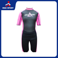 3.5mm 兒童柔軟彈性潛水保暖泳衣 (粉紅色) #潛水衣 #保暖泳衣 14