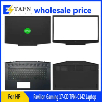 New For HP Pavilion Gaming 17-CD TPN-C142 Laptop LCD Back Cover Front Bezel Upper Palmrest Bottom Base Case Keyboard Hinges