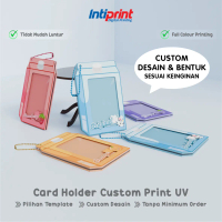 Photocard Holder Custom PRINT UV 2 sisi / PC Holder Acrylic Frame, Nametag Hardcase, Card Holder