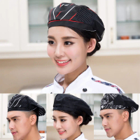 56-58cm Lelaki Wanita Breathable Hotel Memanggang Pakaian Kerja Topi Chef Topi Pelayan Alat Dapur To
