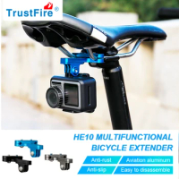 TrustFire HE10 Bike Saddlerail Sport Camera Mount Aluminum Alloy Gopro Camera Accessories Holder Recording Cycling Rail
