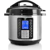 Electric Pressure Cooker with Large LCD Display, Multi-Use 6 Quart Electric Pot, 14 in 1 Slow Cooker, Rice Cooker, and More