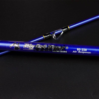 萬佳-雷強竿錨魚竿船竿船釣竿80號xh雷強竿黑魚竿超硬鐵板竿拖釣釣岸拋路亞 微鐵 一節半 碳素 直柄 鐵板竿 船釣